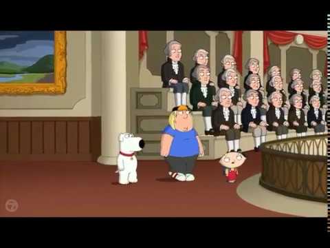 Time Travel in Family Guy - Stewie, Brain and Chris tour history