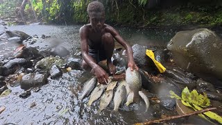 BERKONGSI REZEKI‼️KAWAN BARU SAMPAI SOLOMON MAHU MERASA IKAN SUNGAI