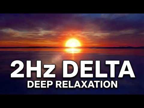 2Hz Delta Sleep + Sunset Soundscape | Deep Healing, Melatonin Release, Deep Sleep thumbnail