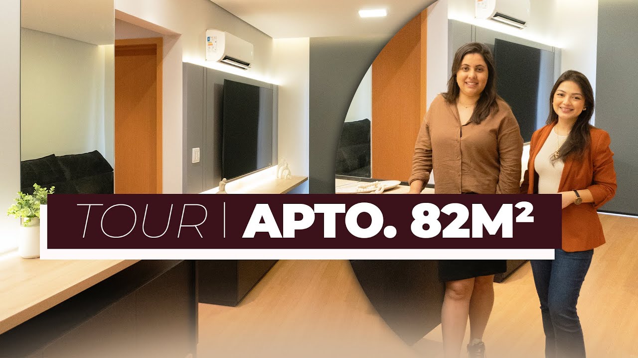 Apartamento de 82m² l Tour Completo - OBRA4 Arquitetura e Interiores ✨