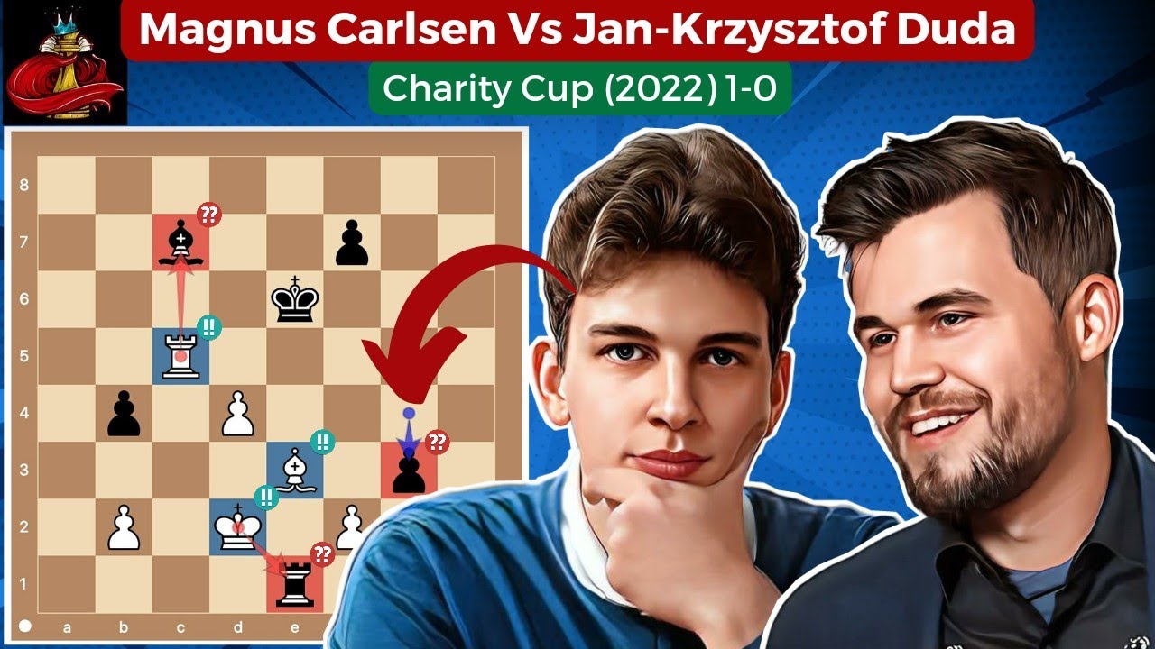 Ding Liren Vs Magnus Carlsen • Charity Cup (2022) 
