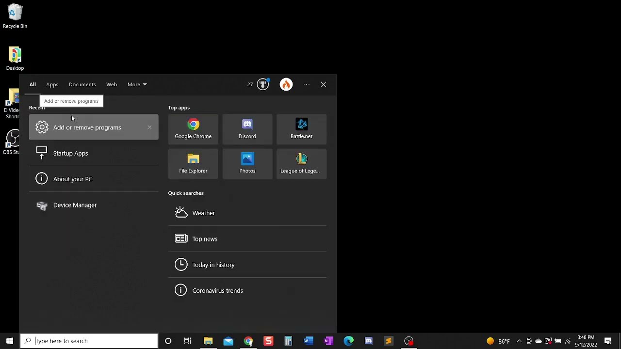 How to hide or show search box on taskbar for Windows 10