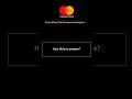 Mastercard Interview - Analytics Role #shorts #corporate #interview #mastercard