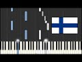 Finland National Anthem Maamme Piano Tutorial Finland National Anthem Maamme Piano Tutorial