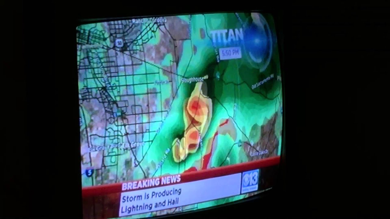 Severe Thunderstorm Near Sacramento Tornado Warning November 9, 2015