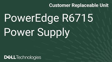 How to replace the power supply on a PowerEdge R6715