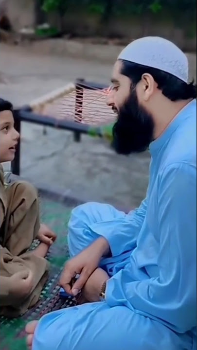 Molana muhammad akbar haqqani with his son ✨ #shorts #trending #emotional #islamic