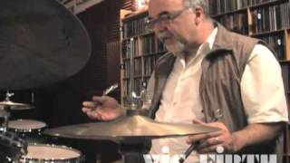 Peter Erskine Brush Lessons: #6 / Medium/Fast Jazz, Fills with Singles and Doubles chords