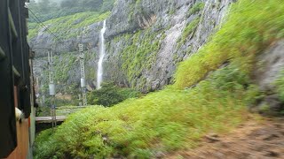 Khandala Ghats MOST BEAUTIFUL Train Journey in Heavy Rain 06352/Nagercoil - Mumbai CSMT Special 4kHD