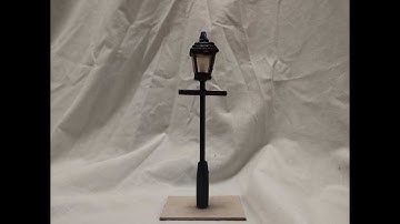 Vintage street lamp, full tutorial