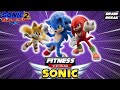 Sonic the hedgehog race fitness  brain break   dance and exercise for kids