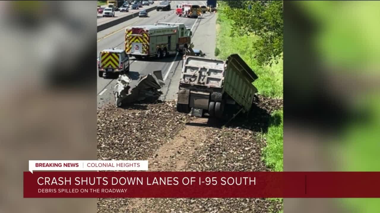 Crash Involving Dump Truck Shuts Down I 95 YouTube Crash Involving Dump Truck Shuts Down I 95 YouTube
