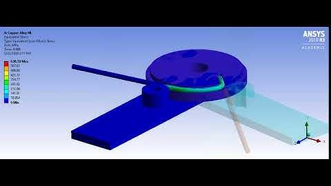 Static-Structural Analysis of Wire Bending Operation