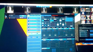 Synching Ableton to Modul8 using wireless MIDI.