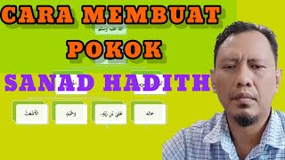 CARA MEMBUAT POKOK SANAD HADITH screenshot 4