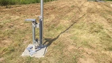 the W2RE 4-Square installation in Eastport, Maine