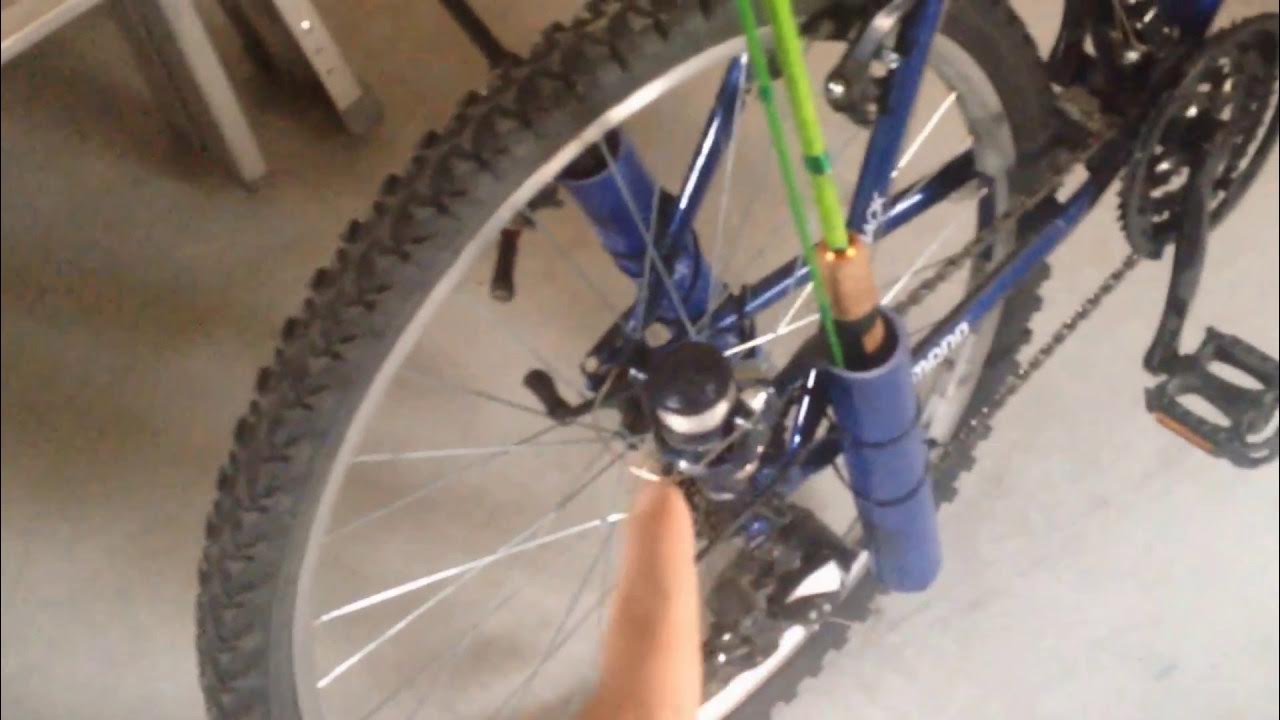 DIY Bicycle Rod Holders made from PVC 