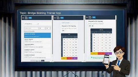 Bridge Learning (9) - Bridge Bidding Trainer App Tutorial #bridgegame