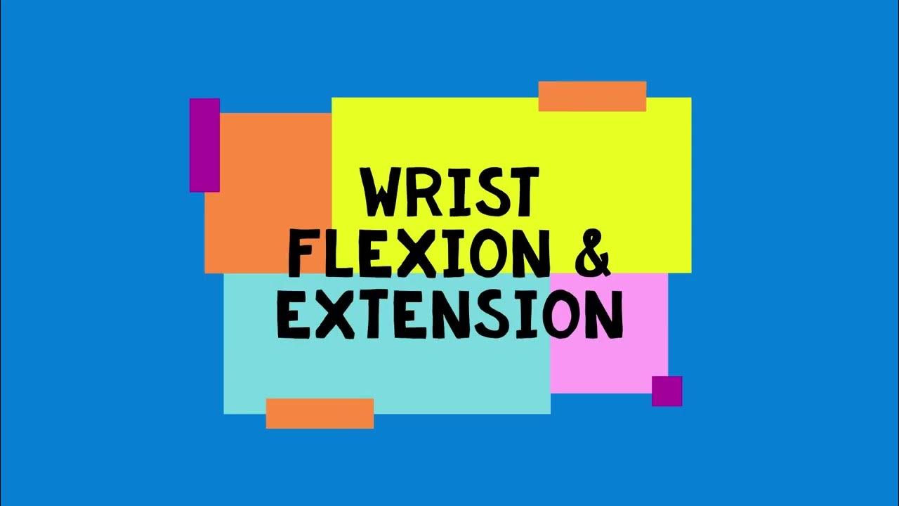 Wrist Flexion & Extension YouTube
