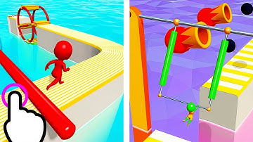 Fun Race 3D - Parkour Epic Race Stickman Run - All Levels iOS Android GamePlay #8