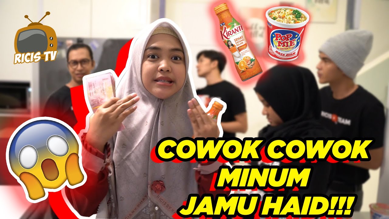 VAZO, ARYES & DERRY MINUM KIR*NTI! Mereka Haid?😅