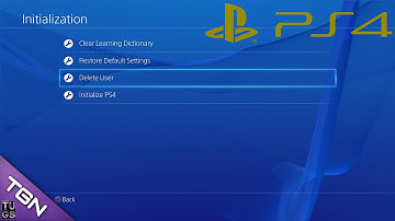 How To Delete User - PS4 Menu Interface Tips & Tricks