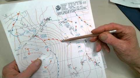 Reading and writing on weather maps Part 5.