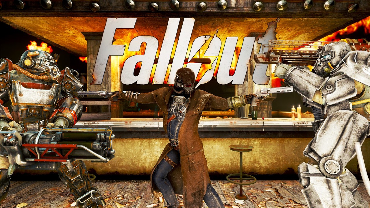 Fallout Fight The Fallout Protagonists Fight - YouTube