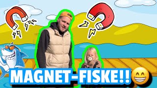 TESTAR PÅ MAGNET-FISKE! 😁🧲