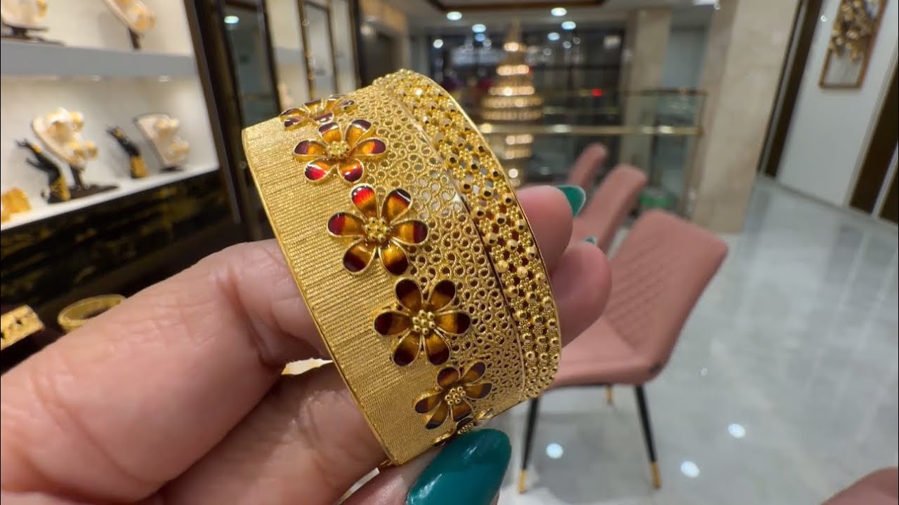 Latest 22k Chur Sakha Pola Mantasha Mangalsutra Bracelet Designs /