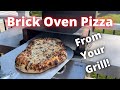 Make brick oven pizza at home! How to turn any grill into a brick oven.