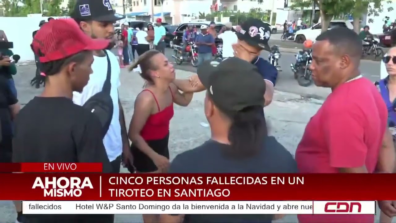 CDN en vivo | Cinco personas fallecidas en un tiroteo en Santiago