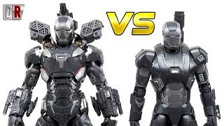 COMPARATIVO Hot Toys WAR MACHINE IW vs WAR MACHINE AOU / DiegoHDM