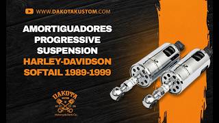 Amortiguadores Progressive Suspension Harley-Davidson Softail 1989-1999 - Dakota Kustom