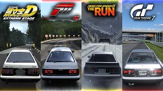 TOYOTA COROLLA AE86 In Racing Games