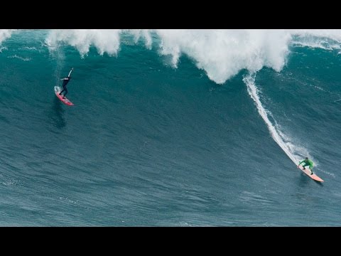 Nic Lamb & João Macedo @ Nazaré (2015-Dec-23)