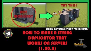 How to Make a Minecraft String Duplicator That Works on Servers - 1.20+ (Paper\/Spigot\/Bukkit)