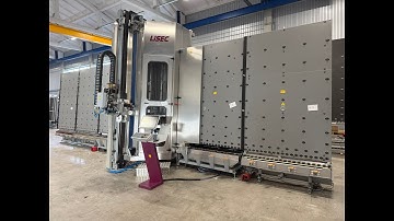 GlassBaltic | Automatic glass edge arrising (seaming) machine, LISEC KSR-25 + WRA-1000