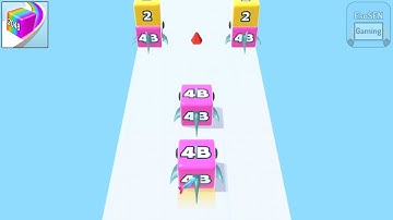 Jelly Run 2048 | Satisfying Mobile Games | All Levels Gameplay | Android, iOS | Tiktok Games #152