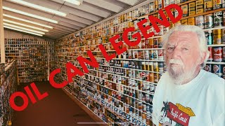 Fred The Legendary Swap Meet & Oil Can Collector Gives Us A Personalized Tour!