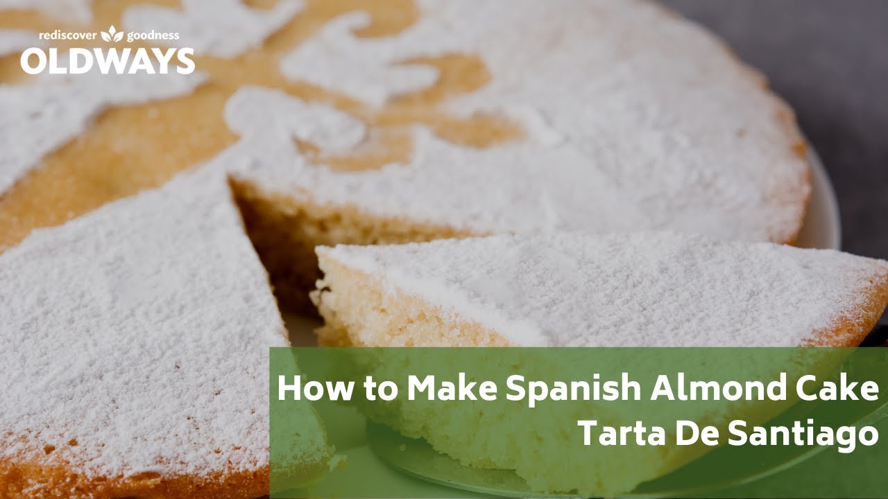 How To Bake The Best Almond Cake Tarta De Santiago Youtube 