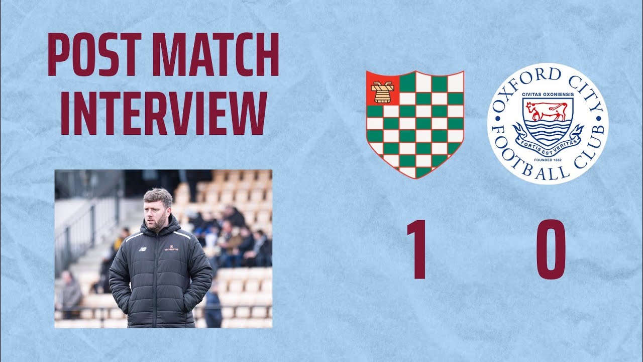 PRE SEASON INTERVIEW #2 - Michael Murray, after Chesham United 1 Oxford City 0