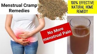 Menstrual Cramps || Period Pain Home Remedy || Drink for Menstrual Cramps