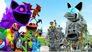 All Zoonomaly Monsters Vs All Smiling Critters Poppy Playtime Chapter 3 Monsters In Garry