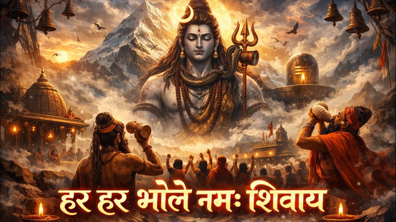 🕉 Har Har Bhoole 🔱 | हर हर भोले | Shiv Bhajan | Om Namah Shivaya 🙏 हर हर महादेव!  