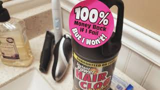 How To Fix Clogged Sink Drain With Instant Power Hair Clog Remover - It Won