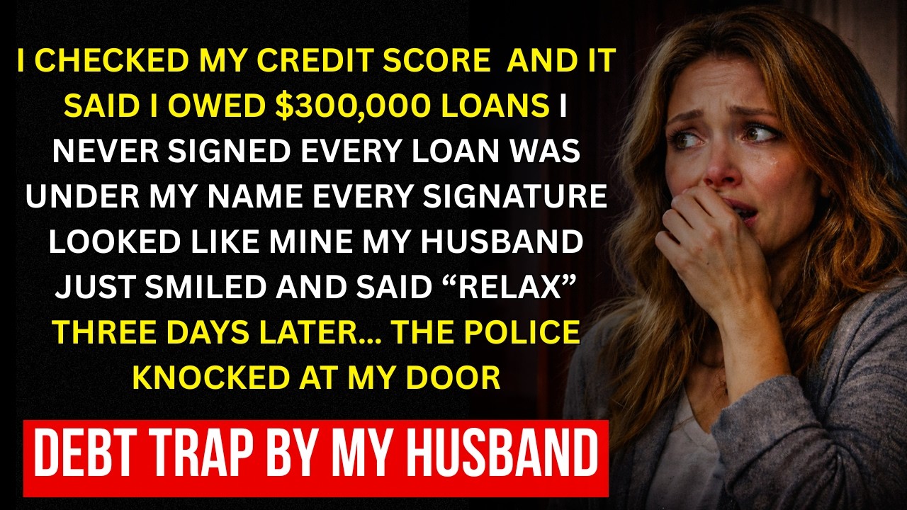 My Husband Put $300K Debt in My Name… Few Days Later Police Arrived...