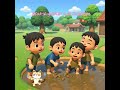 Mitti M Khelte Bachhe Kids Playing Sand Taksh AICrea Trending Krishna Cartoon Sand Sandtoys Clay