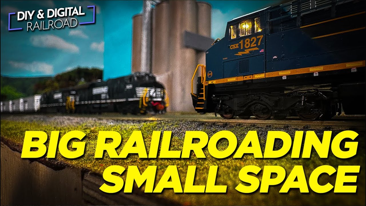 Mainline Operations on a Small Model Railroad - YouTube