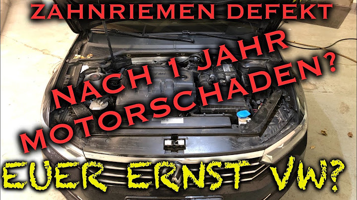 Passat B8 - 2.0 TDI Zahnriemen defekt
